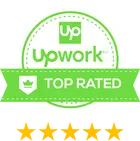 Upword Top Rated Badge for OdeskStudio